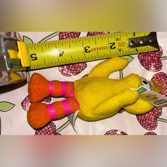 Vintage 1999 Sesame Street Mini Beans Big Bird Plush Kellogg's Collectible w/Tag - Picture 8 of 8